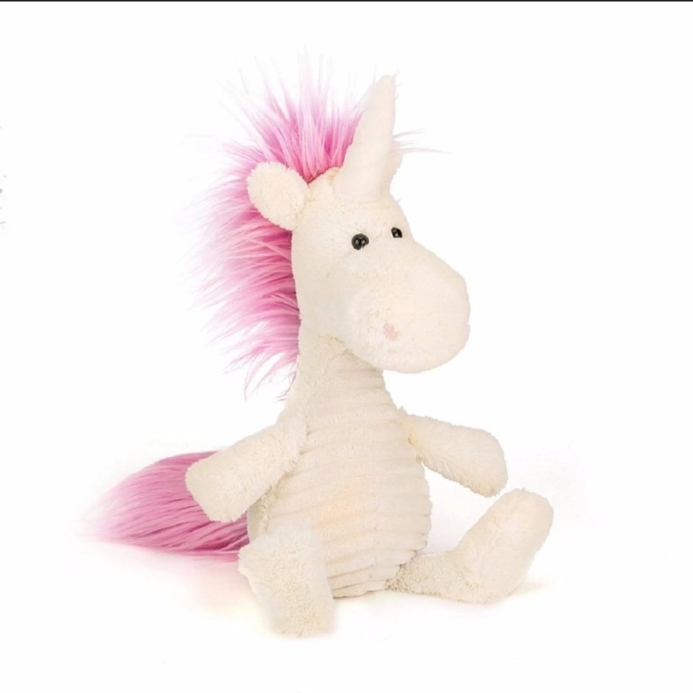 Jellycat Ursula Unicorn Cream and Pink Plush Stuffed Animal  🌈